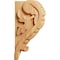 Ekena Millwork 4 1/2"W x 3 3/4"D x 7"H Extra Large Acanthus Leaf Block Corbel, Red Oak CORW05X04X07BARO - alternate 3